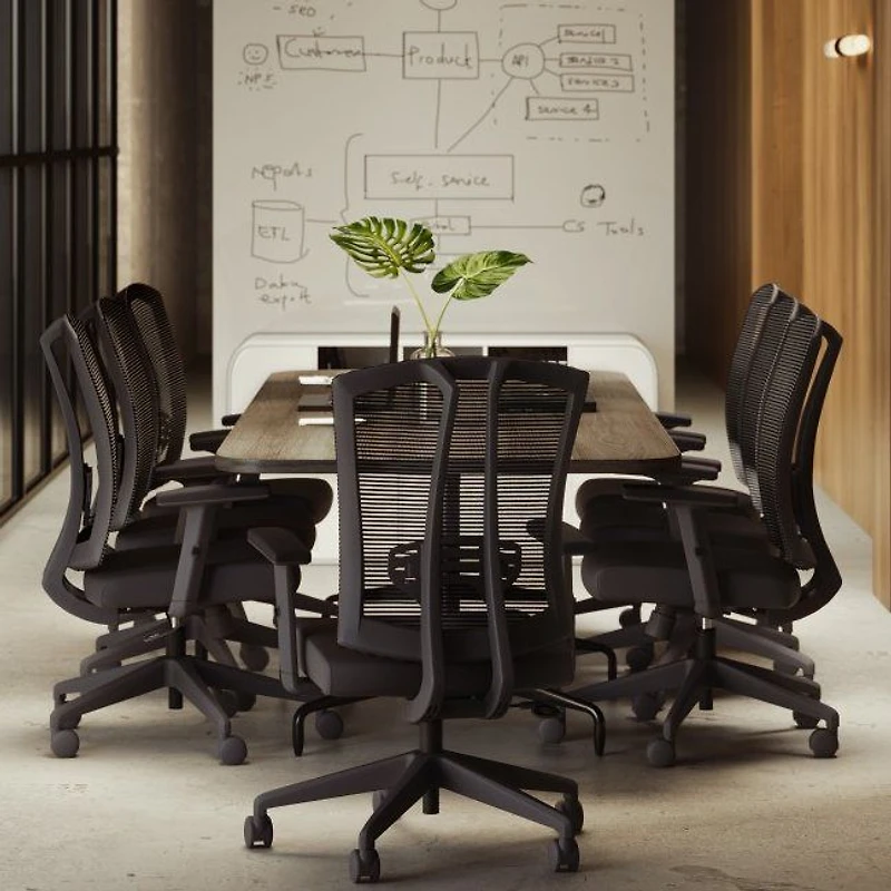 Brassex Aiden Chaise de bureau - Noir