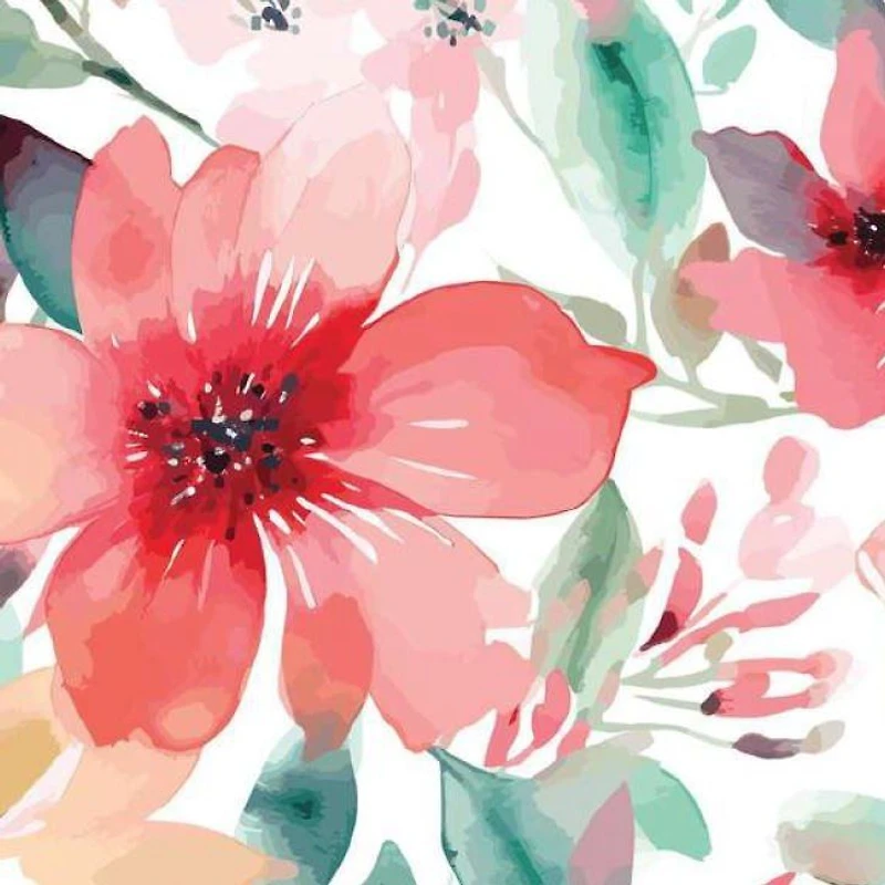 Painted Flowers Nappe