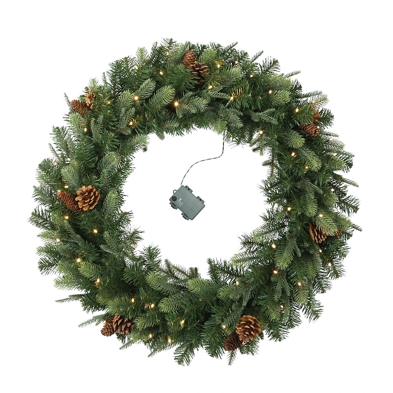 Douglas Pre-Lit Christmas Wreath - 32"