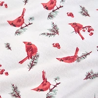 Flannel Duvet Cover Set Cardinals