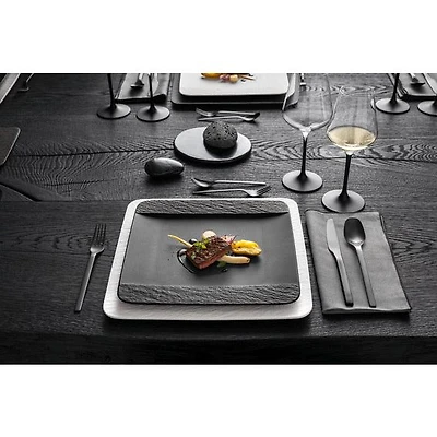 The Rock Shale Flat Square Plate