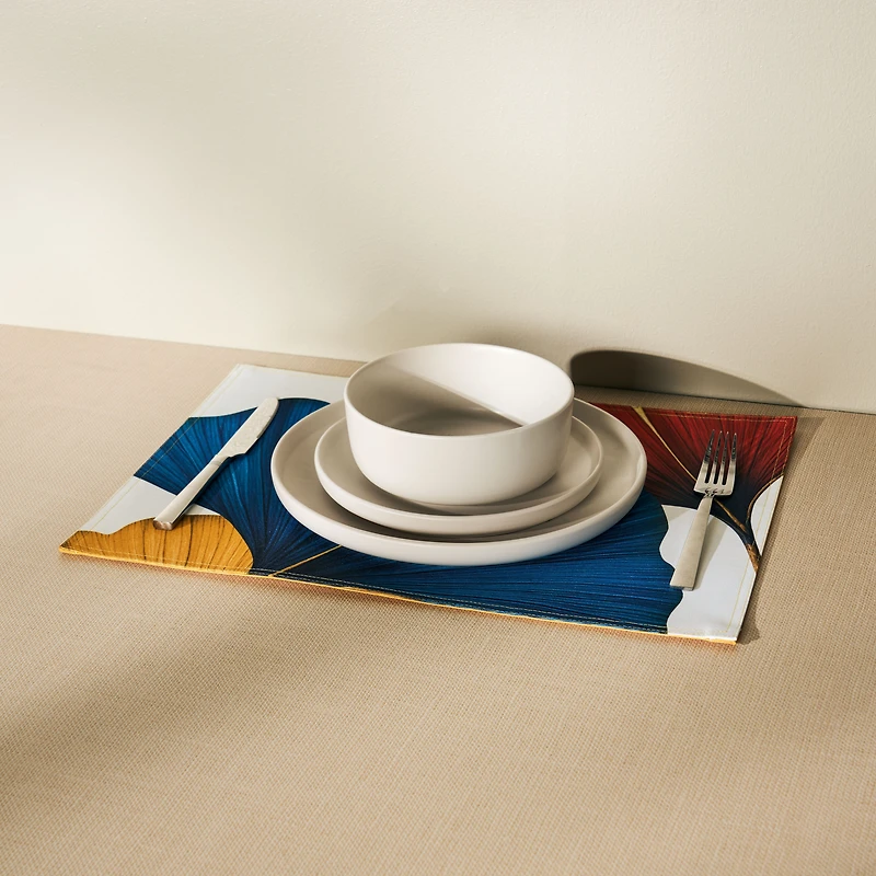 Ambiance Placemat - Leaf/Yellow