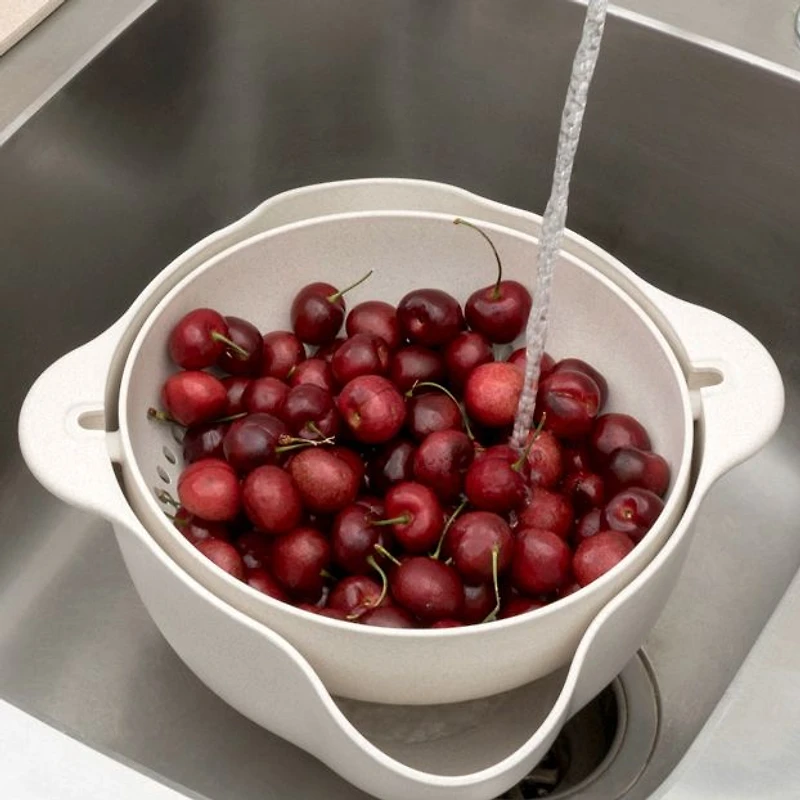 Eco 2-in-1 Colander and Bowl Set by Gourmet - 3.2 L
