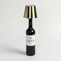 Bouchon à bouteille lampe DEL - Or