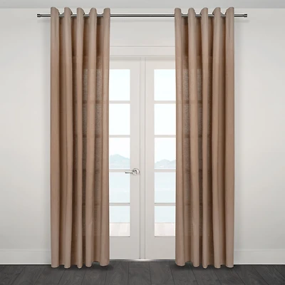 heavy semi sheer Grommet Panel