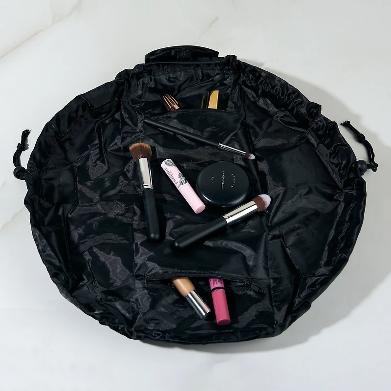 Collapsible Cosmetic Bag - Black