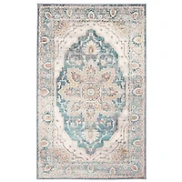 Legacy Traditional Teal Area Rug