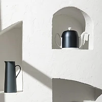 Salam White Teapot With Cobalt Aluminium Lid - 6-cup by Degrenne Paris