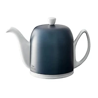 Salam White Teapot With Cobalt Aluminium Lid - 6-cup by Degrenne Paris