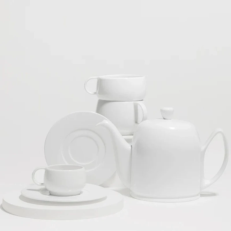 Salam White Monochrome Teapot
