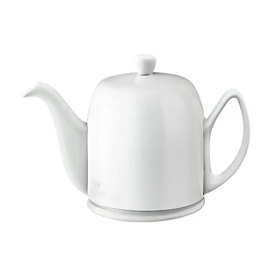Salam White Monochrome Teapot - 6-cup by Degrenne Paris