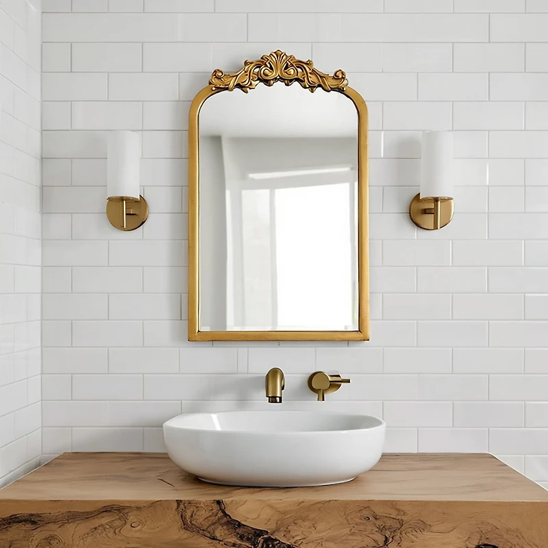 Abigail Baroque Mirror - Gold