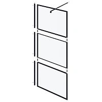 Calmbourne Panneaux encadrés pour douche à l’italienne