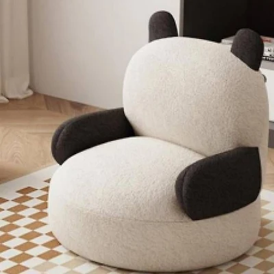 All Foam Children's Chair - Black and White