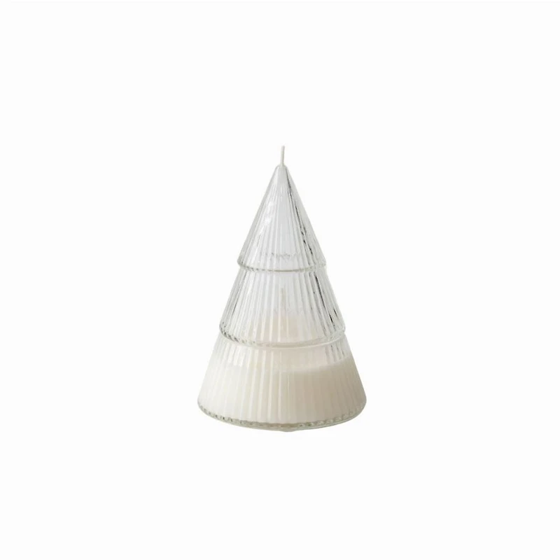 Glass Christmas Candle Tree
