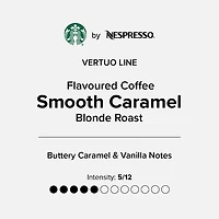 Starbucks® Smooth Caramel Capsules for Nespresso® Vertuo
