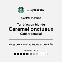Capsules Starbucks® caramel onctueux pour Nespresso® Vertuo