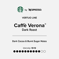Starbucks® Caffè Verona® Capsules for Nespresso® Vertuo