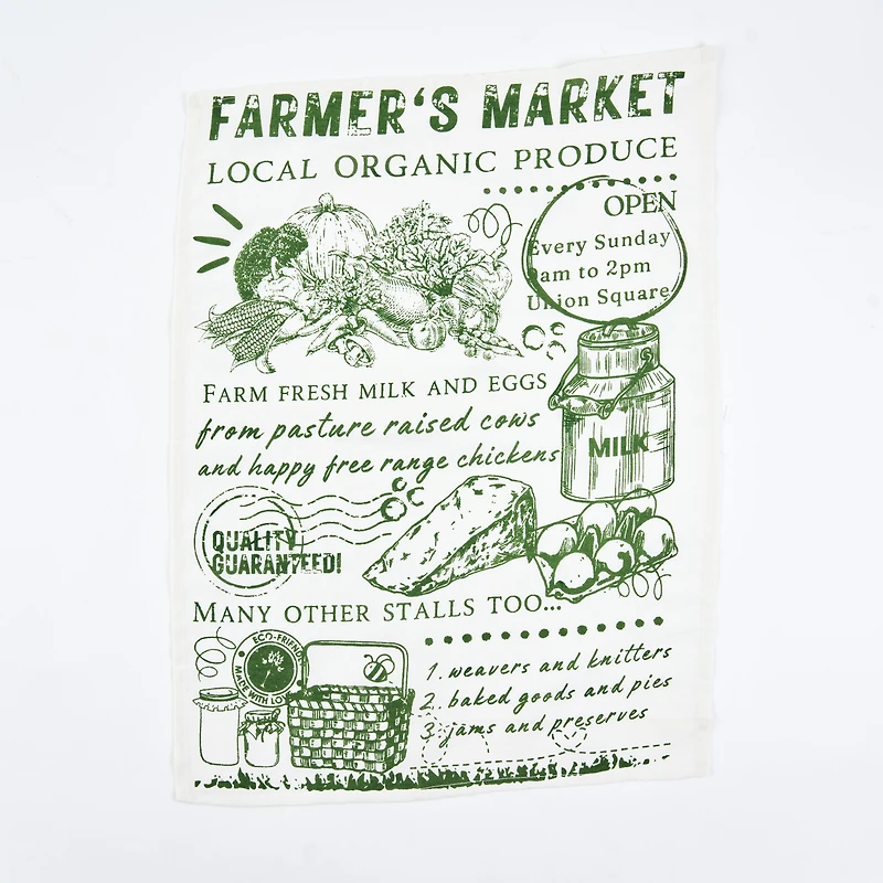 Farmer's Market Kitchen Towel