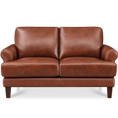 Dawn Leather Loveseat