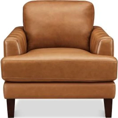 Cassia Leather Chair - Cognac