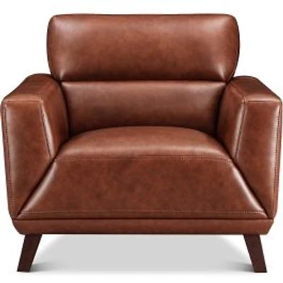 Jake Leather Chair - Brandy