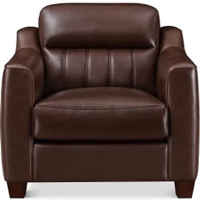Uptown Leather Chair - Chestnut