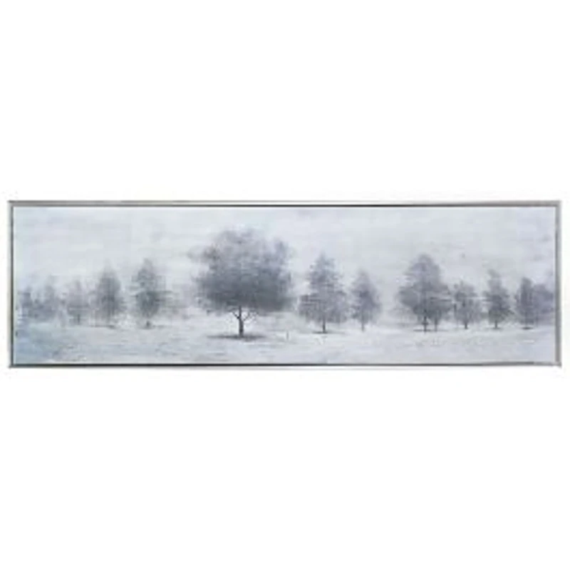 Trees at Dusk Hand Painted Canvas