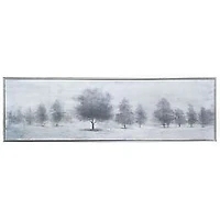 Trees at Dusk Hand Painted Canvas