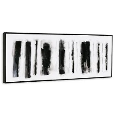 Striation Hand Painted Canvas