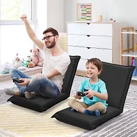 Adjustable 6 Positions Folding Lazy Man Sofa Chair Floor Chair