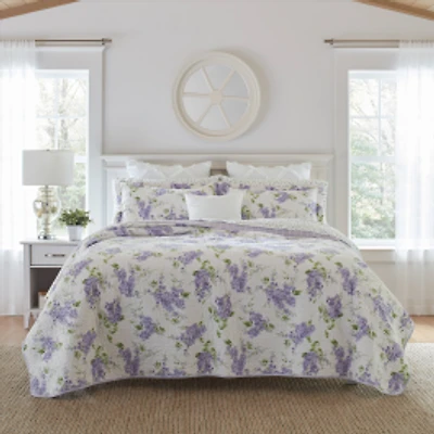 Laura Ashley Keighley Cotton Quilt Set