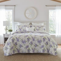 Laura Ashley Keighley Cotton Quilt Set