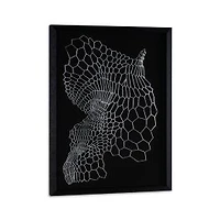 Silver Labrynth Shadow Box