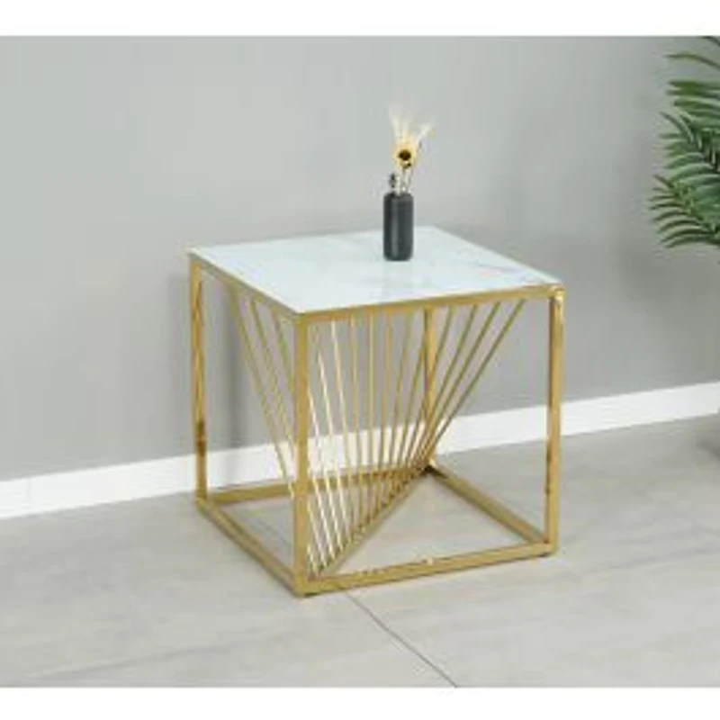 Kingston Side Table - Gold
