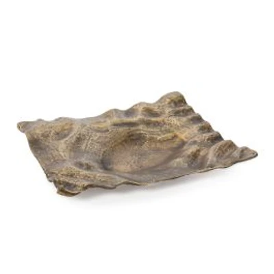 Amaya Large Metal Tray - Gold