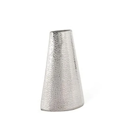 Galen Metal Table Vase - Silver