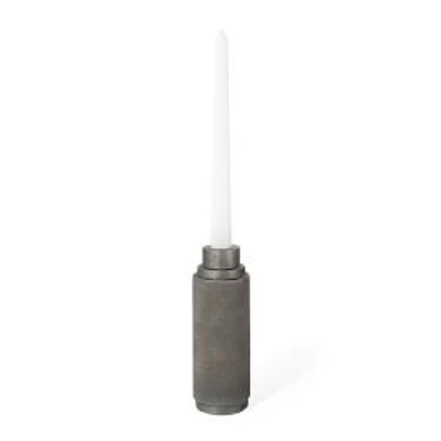 Foster Large Candle Holder - Grey