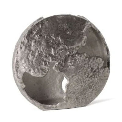 Atlas Metal Vase Antique Nickel