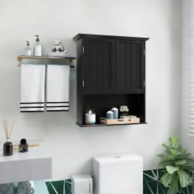 2-Door Wall Mount Bathroom Storage Cabinet
