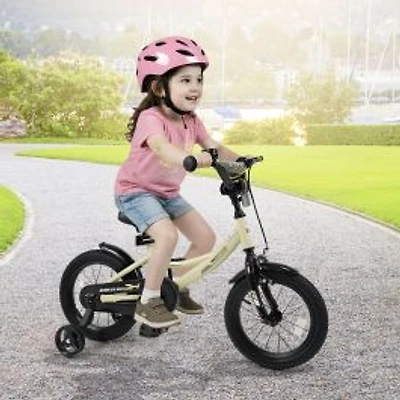 14" Kids Bike Sport Bicycle, Removable Training Wheels