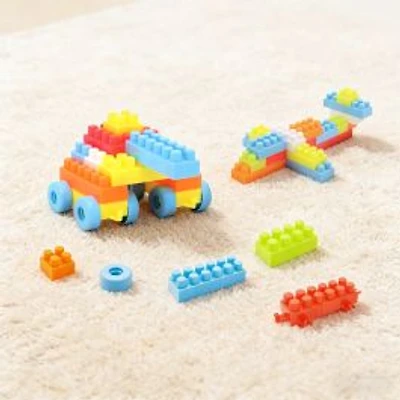 150-Piece Toddler Building Blocks Toy STEM Montessori Early Learning Toys, For 3+ Years Old