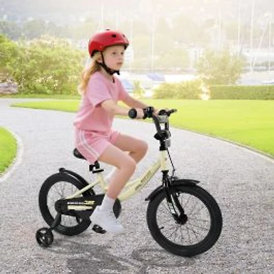 16" Kids Bike Sport Bicycle, Removable Training Wheels