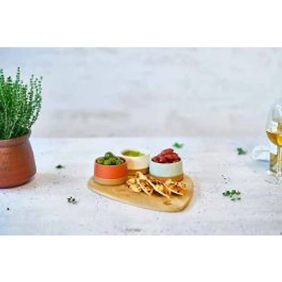 Ensemble planche de service et bols Delta Apero