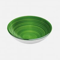 Transparent Kiwi Twist Bowl (22cm)