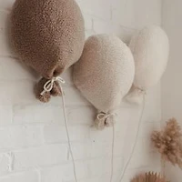 Fabric Balloons, Set of 3 - Cream, Beige and Moka