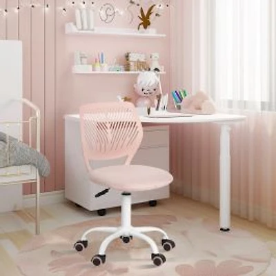 Chaise de bureau en tissu - Beige