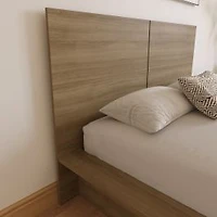 Joey Headboard - Brown Oak