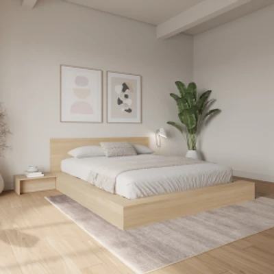 Kyle 4-Piece Low Platform Bedroom Set - Queen