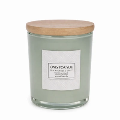 Glass Candle - Blackberry/Jasmine